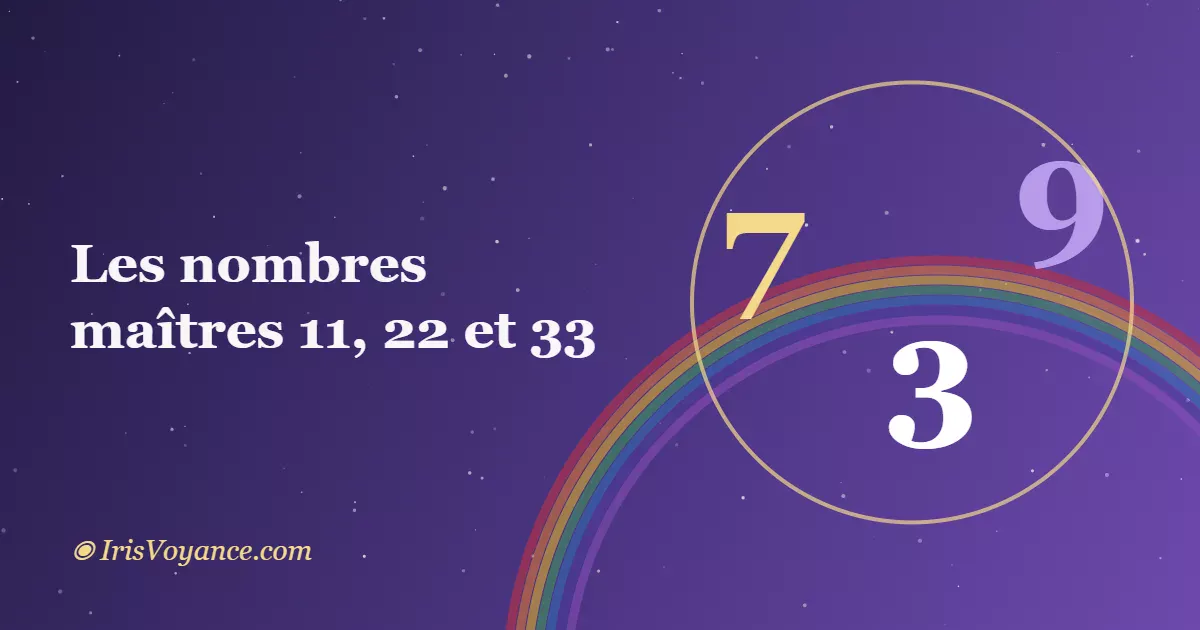 Les nombres maîtres 11, 22 et 33